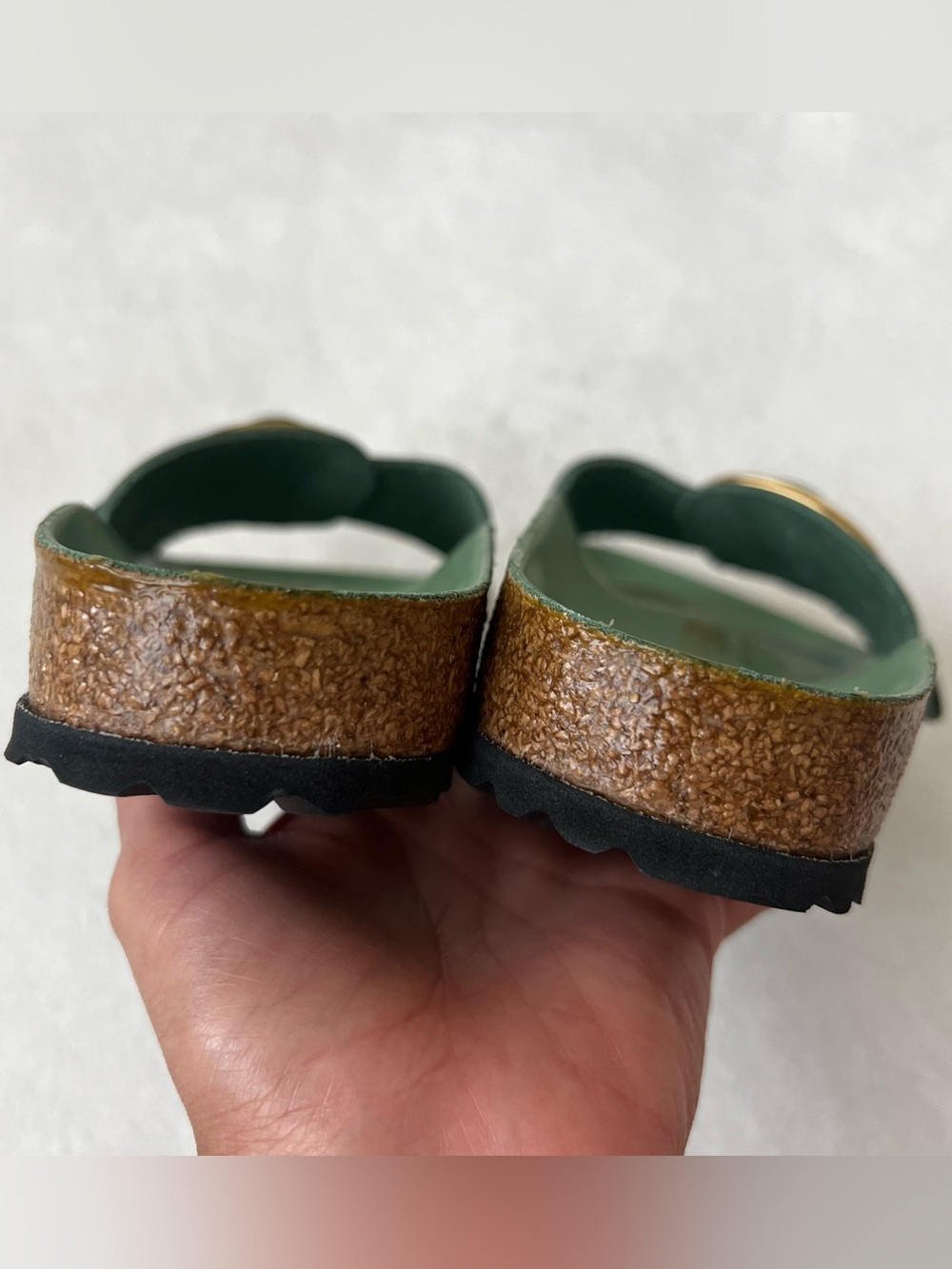 Birkenstock Madrid Big Buckle Natural Leather Patent - Picture 9 of 13